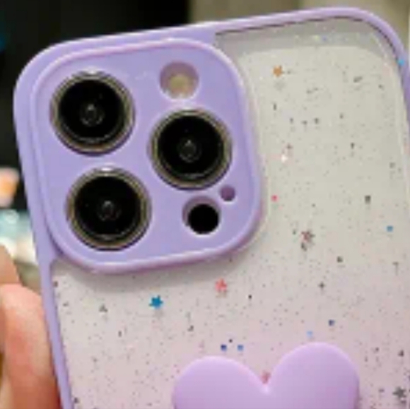 Brand new Apple IPhone 15 Pro Max Glitter Clear Soft  Silicone Phone case - Picture 4 of 5